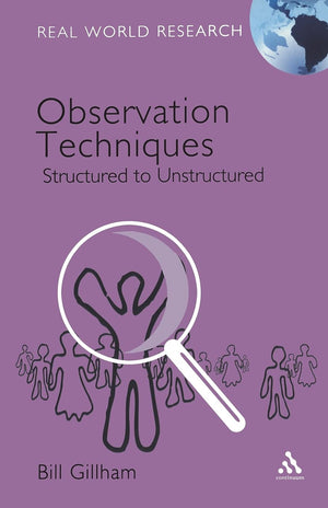 Observation Techniques: Structured To Unstructured (Real World Research),New