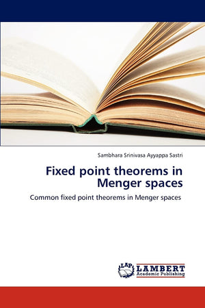 Fixed point theorems in Menger spaces: Common fixed point theorems in Menger spaces,Used