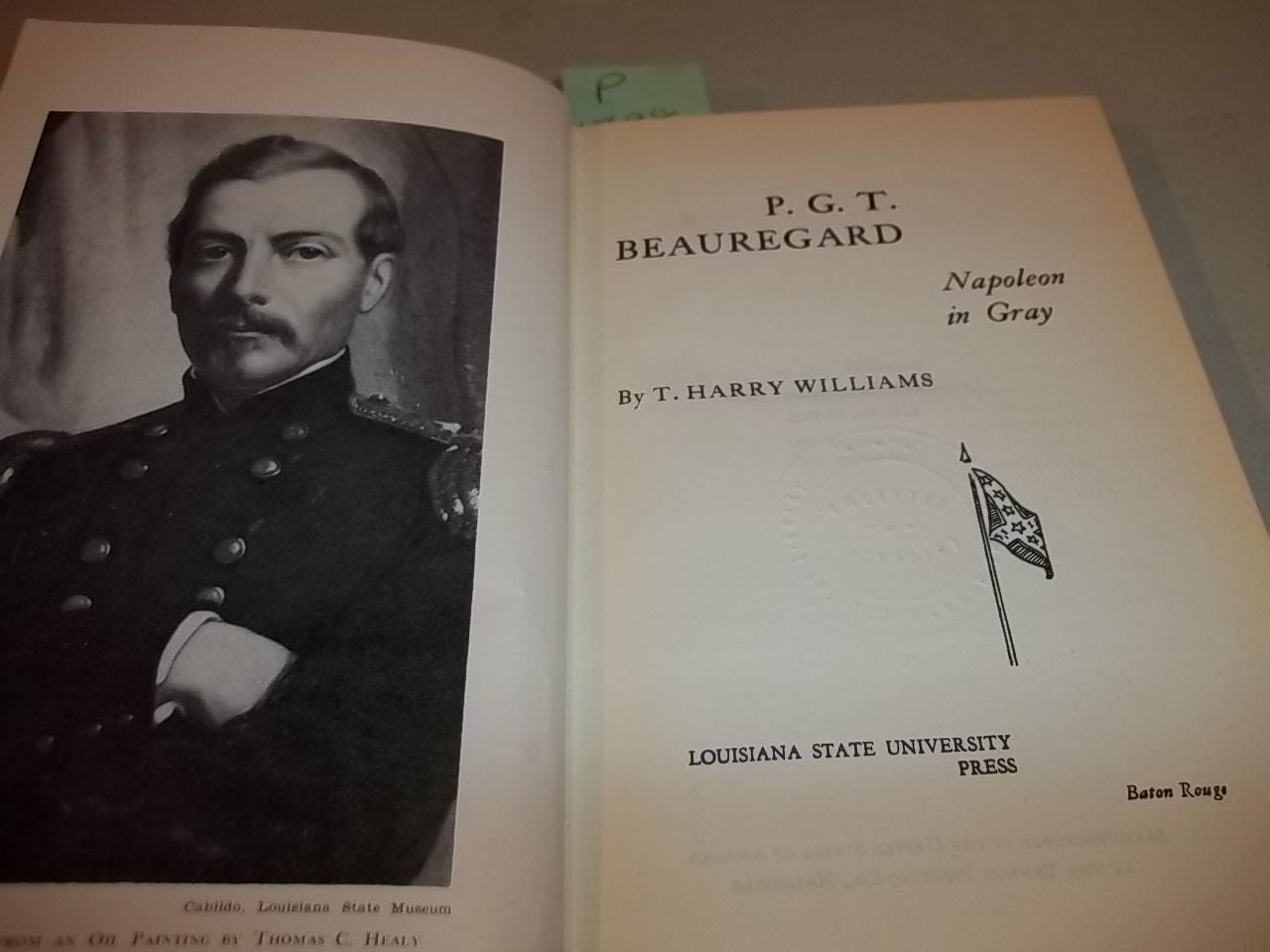 P.G.T. Beauregard, Napoleon In Gray,Used