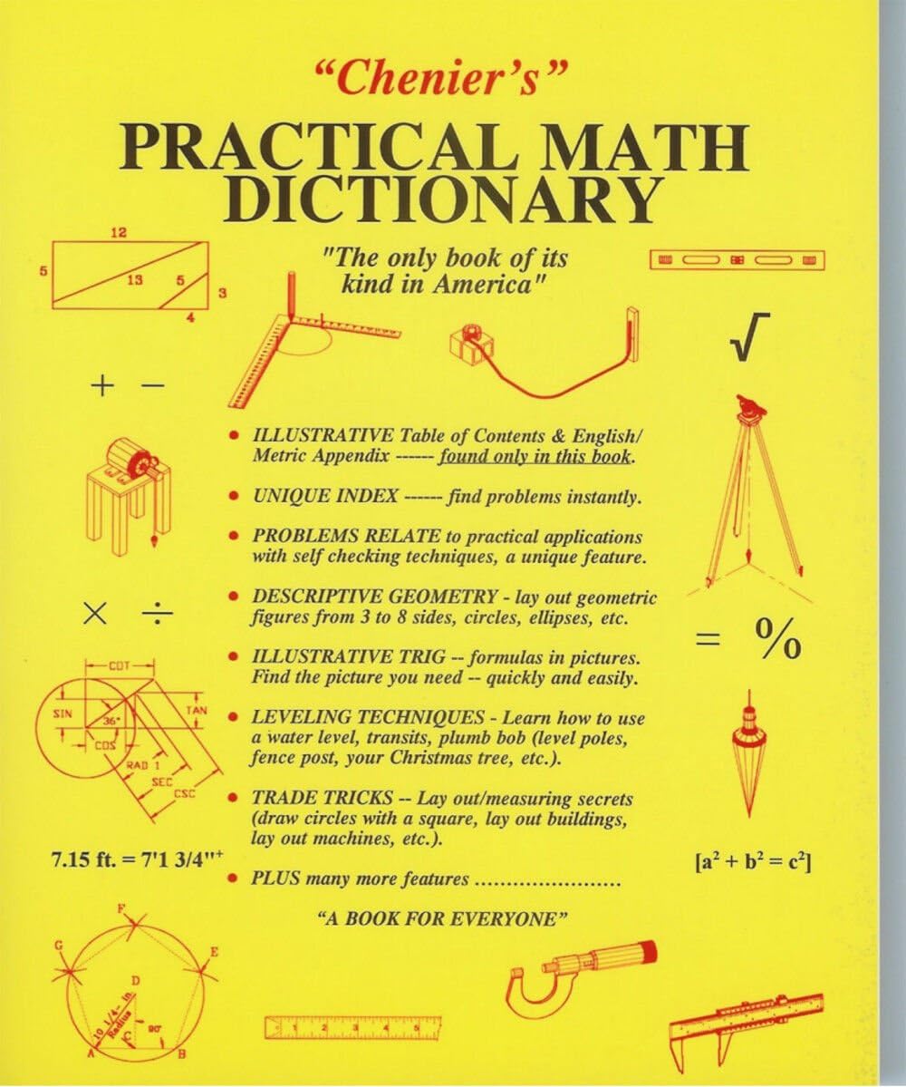 Chenier's Practical Math Dictionary,Used