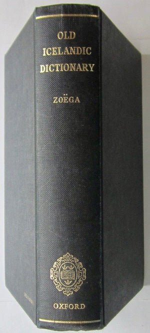 A Concise Dictionary of Old Icelandic,Used