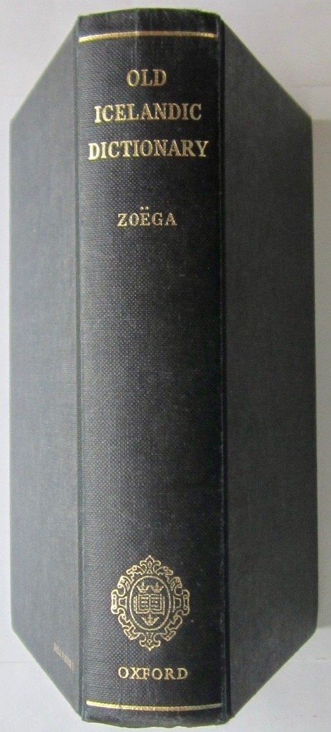 A Concise Dictionary of Old Icelandic,Used