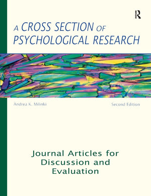 A Cross Section of Psychological Research: Journal Articles for Discussion and Evaluation,New