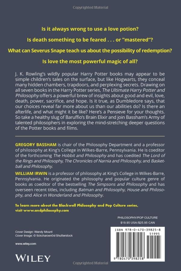 The Ultimate Harry Potter And Philosophy: Hogwarts For Muggles,New