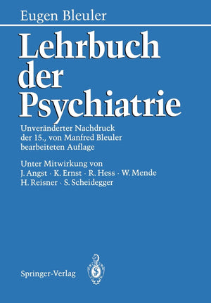 Lehrbuch der Psychiatrie (German Edition),Used