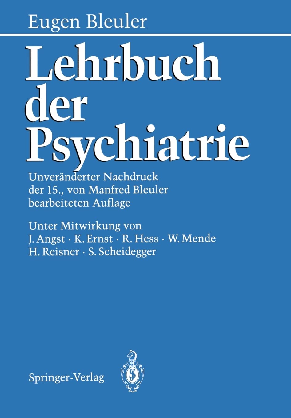 Lehrbuch der Psychiatrie (German Edition),Used