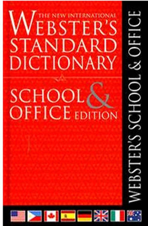 The New International Webster's Standard Dictionary School & Office Edition,Used