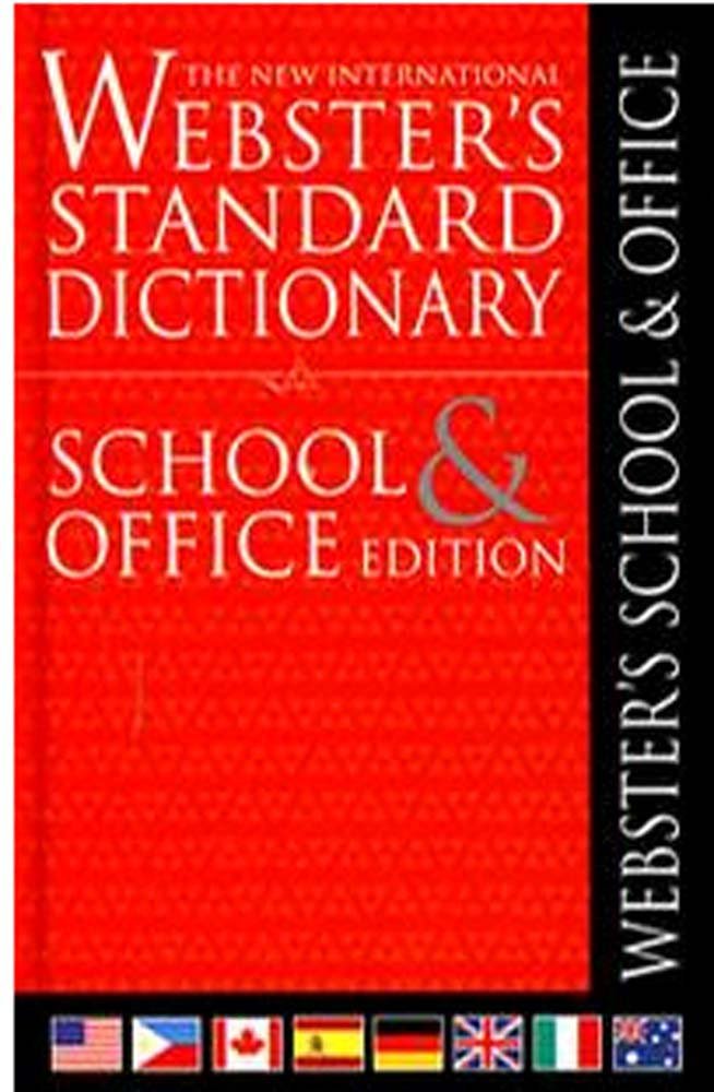 The New International Webster's Standard Dictionary School & Office Edition,Used