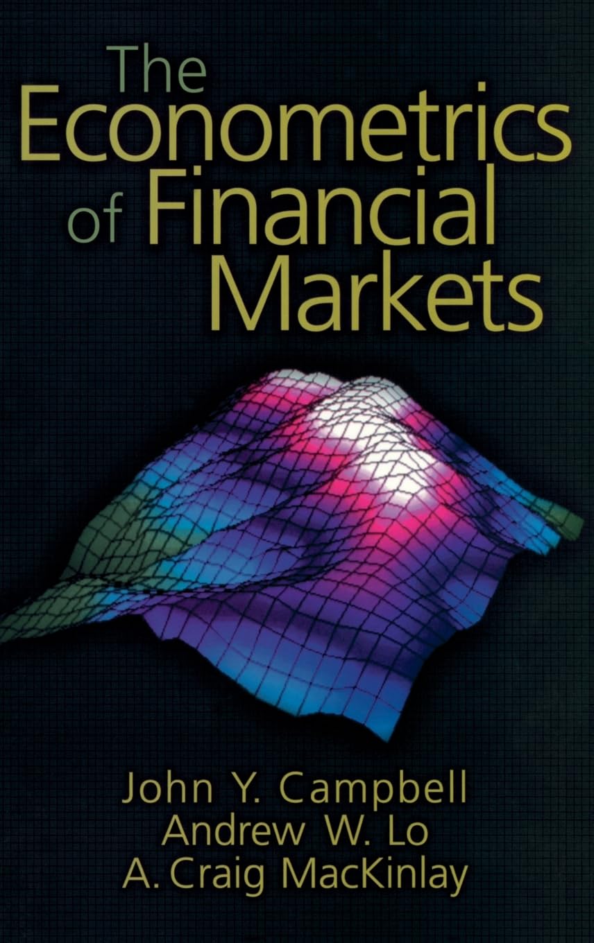 The Econometrics Of Financial Markets,Used