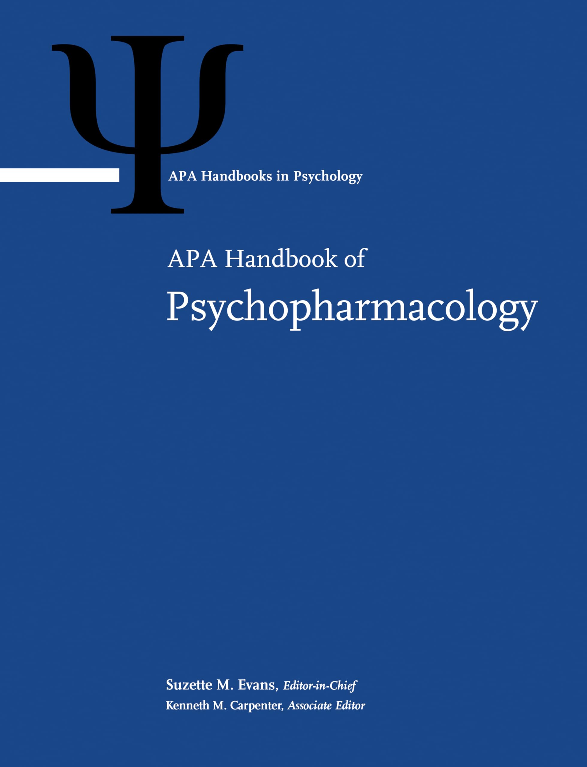 Apa Handbook Of Psychopharmacology (Volume 1) (Apa Handbooks In Psychology Series)