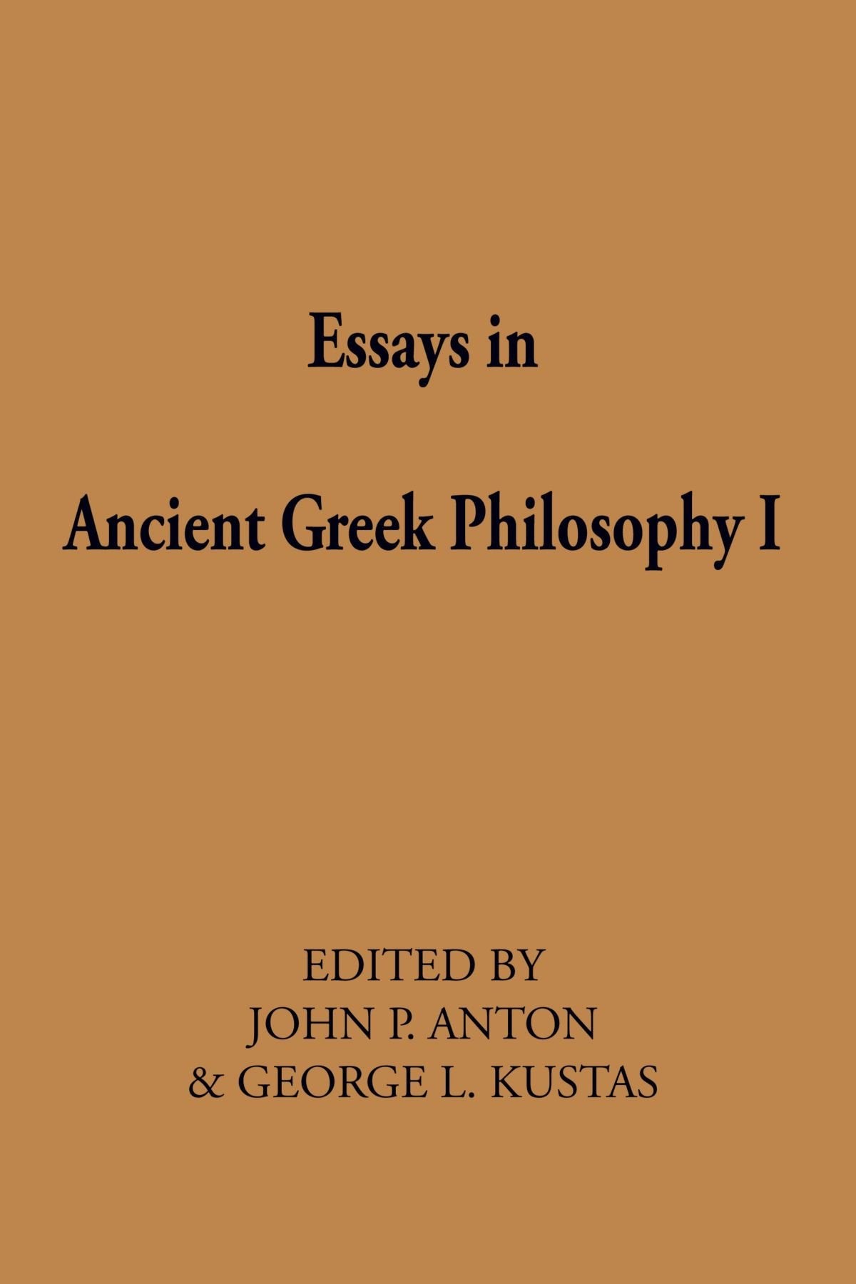 Essays in Ancient Greek Philosophy I,Used