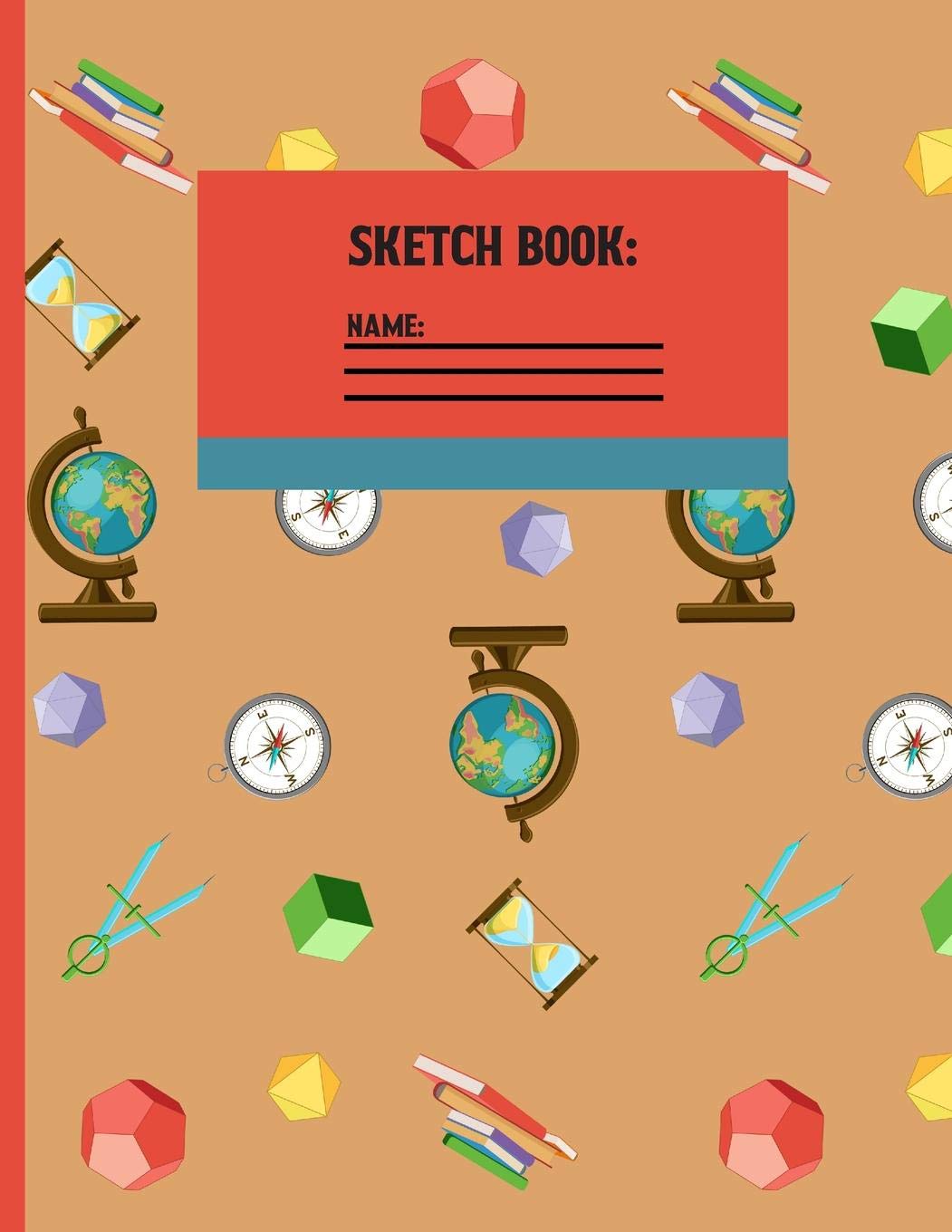 Sketchbook: Back to school Sketch paper to draw and sketch in for students 120 pages (8.5 x 11 Inch).,Used