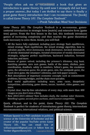 Game Theory 101: The Complete Textbook,Used