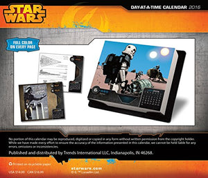 Star Wars Saga DayataTime 2016 Calendar,Used