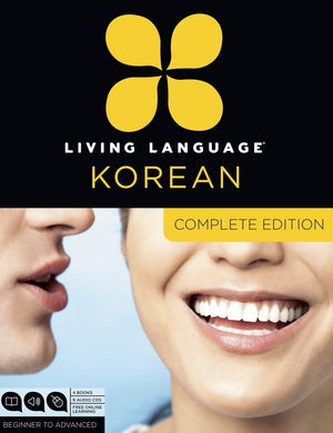 Living Language Korean, Complete Edition: Beginner Through Advanced Course, Including 3 Coursebooks, 9 Audio Cds, Korean Reading,Used