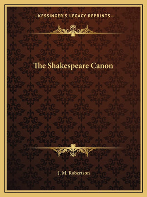 The Shakespeare Canon,Used