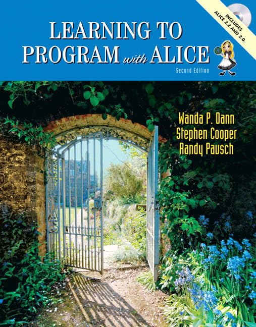 Learning To Program With Alice (2Nd Edition),New