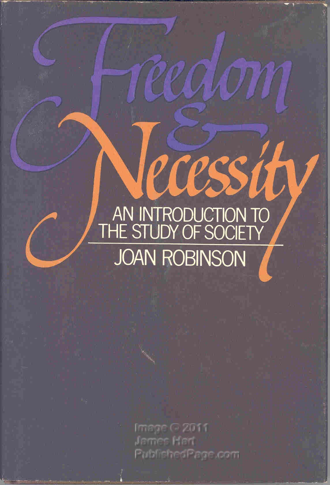 Freedom and Necessity,Used