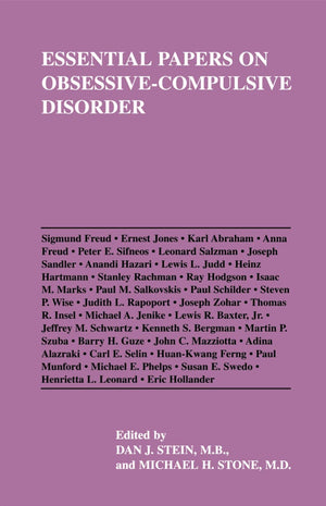 Essential Papers On Obsessivecompulsive Disorder (Essential Papers On Psychoanalysis, 19),New
