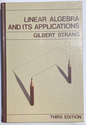 Linear Algebra and Its Applications, 3rd Edition,Used