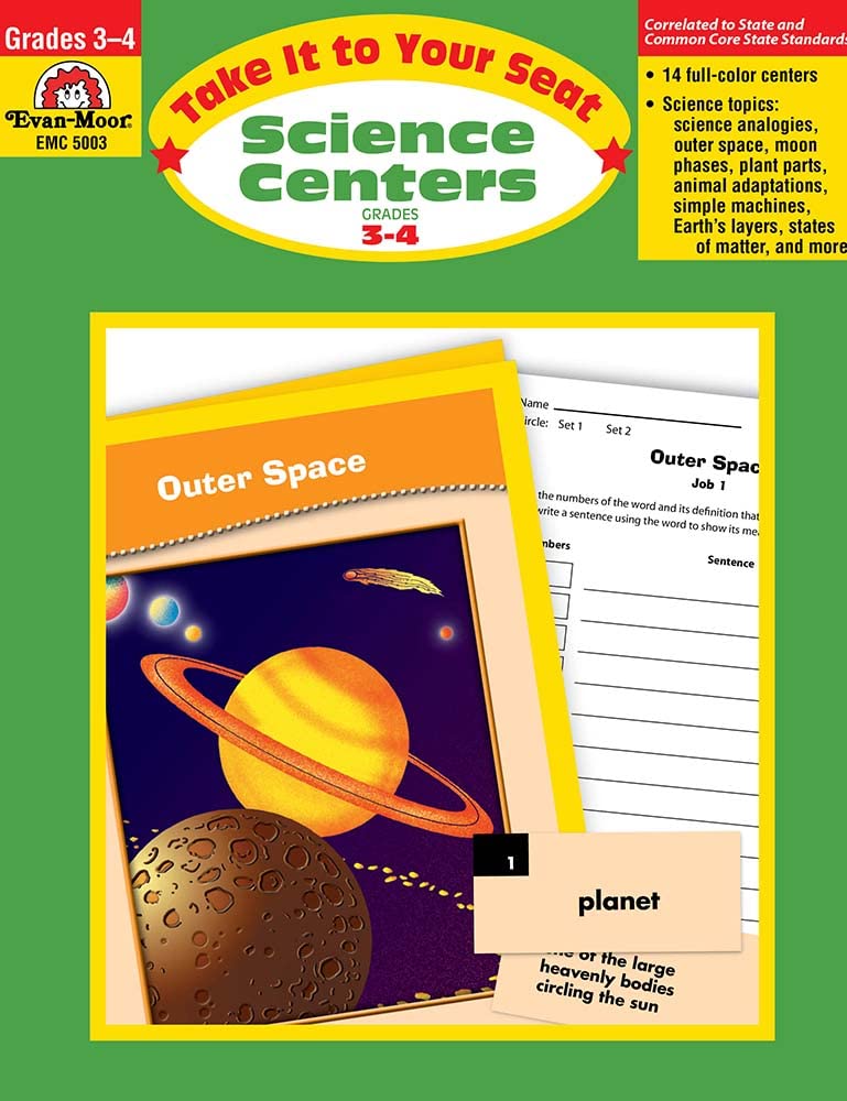 Take It To Your Seat Science Centers, Grades 34,New