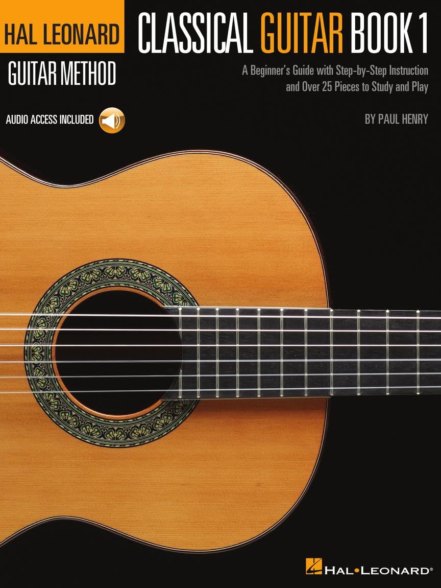 Hal Leonard Classical Guitar Method  Beginners Guide with Online Audio  Learn Classical Guitar Techniques, SightReading and Re,New