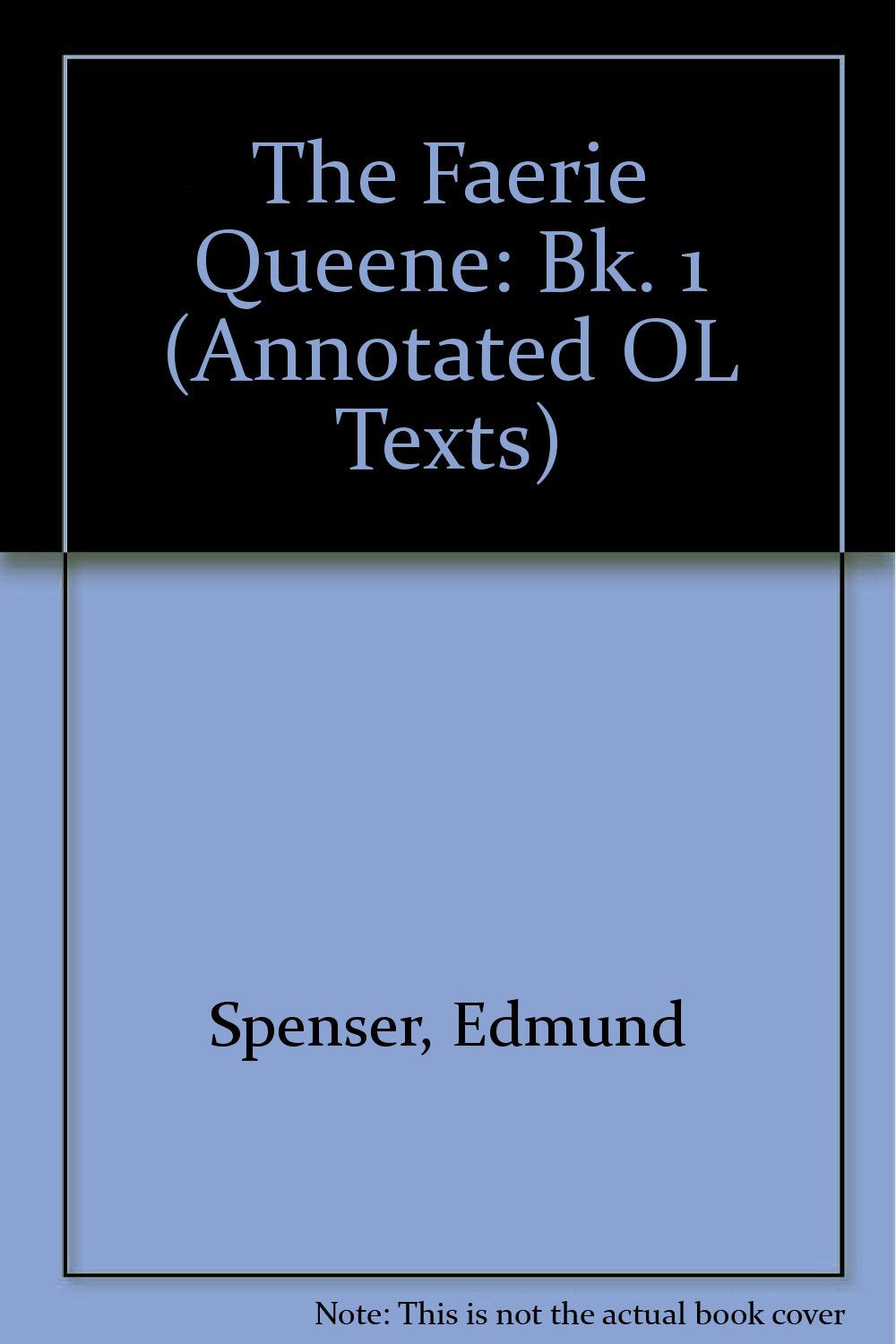 Faerie Queene Book I,Used