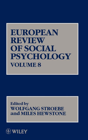 Volume 8, European Review of Social Psychology,Used