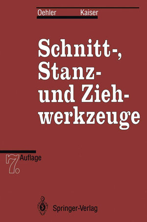 Schnitt, Stanz und Ziehwerkzeuge (German Edition),Used