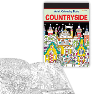 Countryside - Adult Colouring Book : Stress-Free Coloring Book, Countryside Patterns For Mindfulness And Calm, Colouring Book For Relaxation
