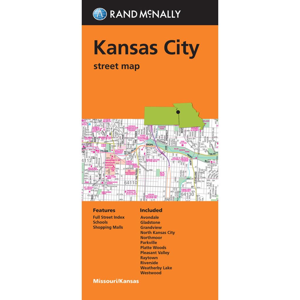 Rand McNally Kansas City Street Map,Used