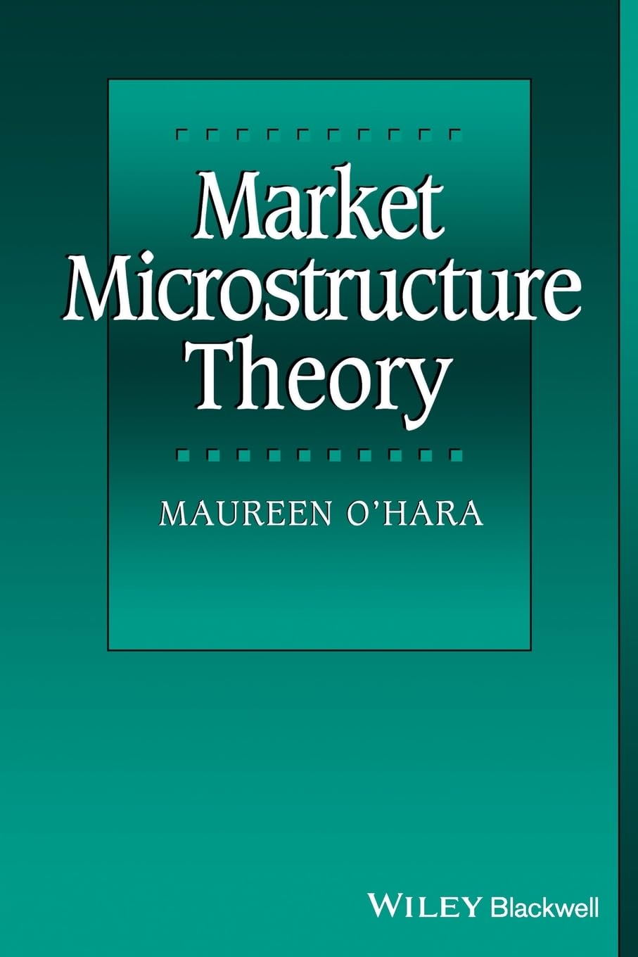 Market Microstructure Theory,Used