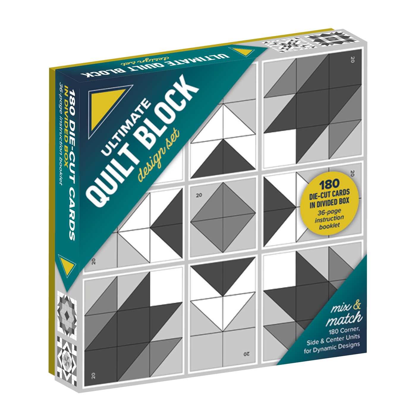 Ultimate Quilt Block Design Set: Mix & Match 180 Corner, Side & Center Units For Dynamic Designs