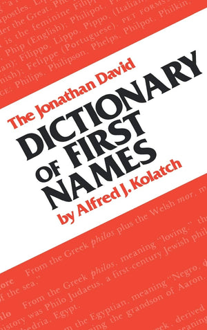 The Jonathan David Dictionary of First Names,Used