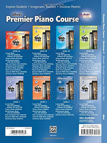 Premier Piano Course Christmas, Bk 5 (Premier Piano Course, Bk 5),Used