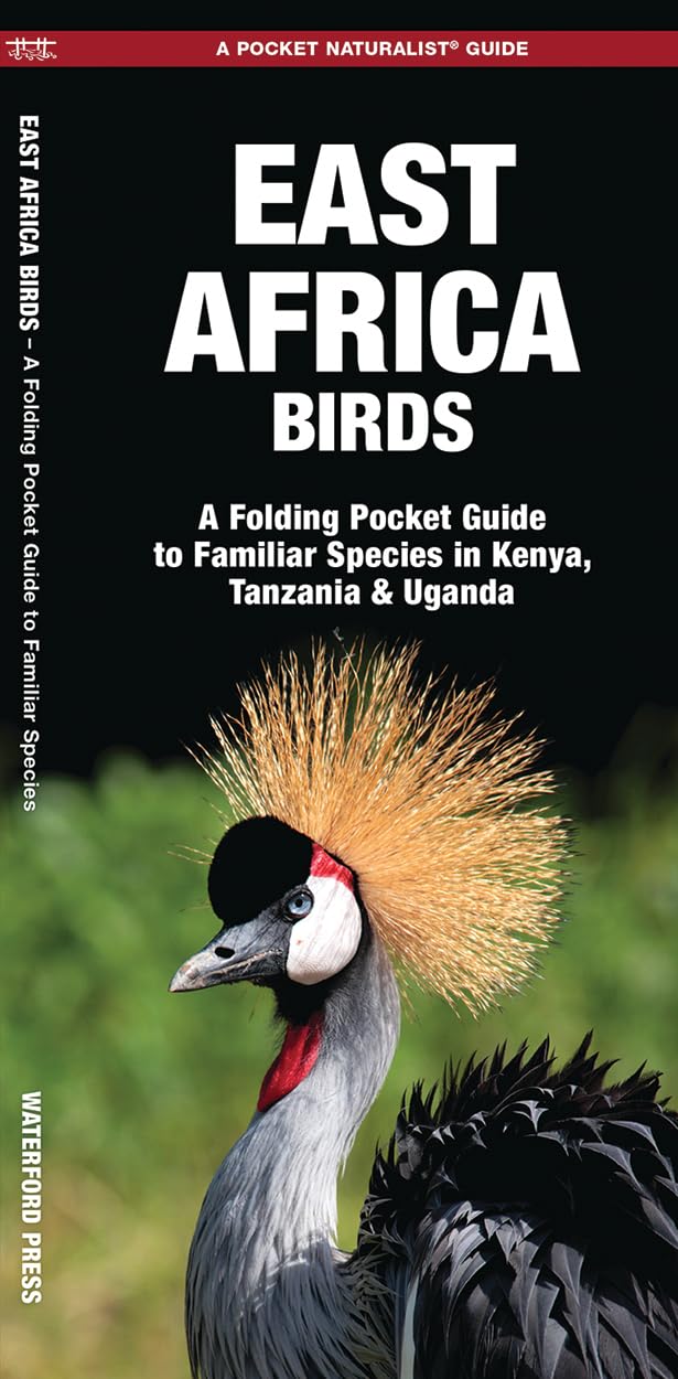 East Africa Birds: A Folding Pocket Guide to Familiar Species in Kenya, Tanzania & Uganda (Wildlife and Nature Identification),Used
