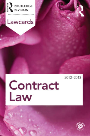 Contract Lawcards 20122013,Used