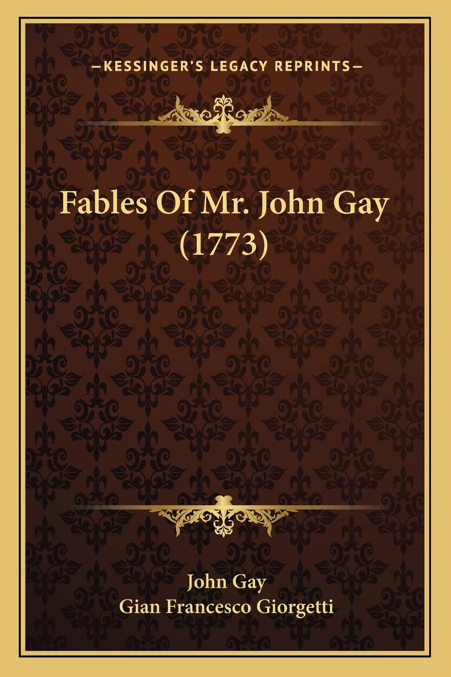 Fables Of Mr. John Gay (1773),Used