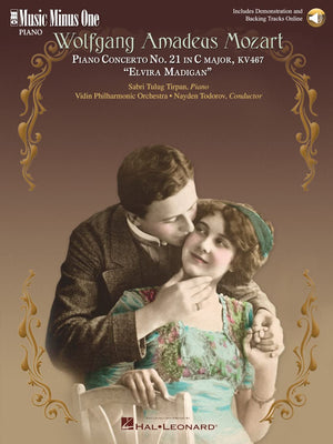 Mozart  Concerto No. 21 in C Major, KV467 'Elvira Madigan' Music Minus One Book/Online Audio,Used