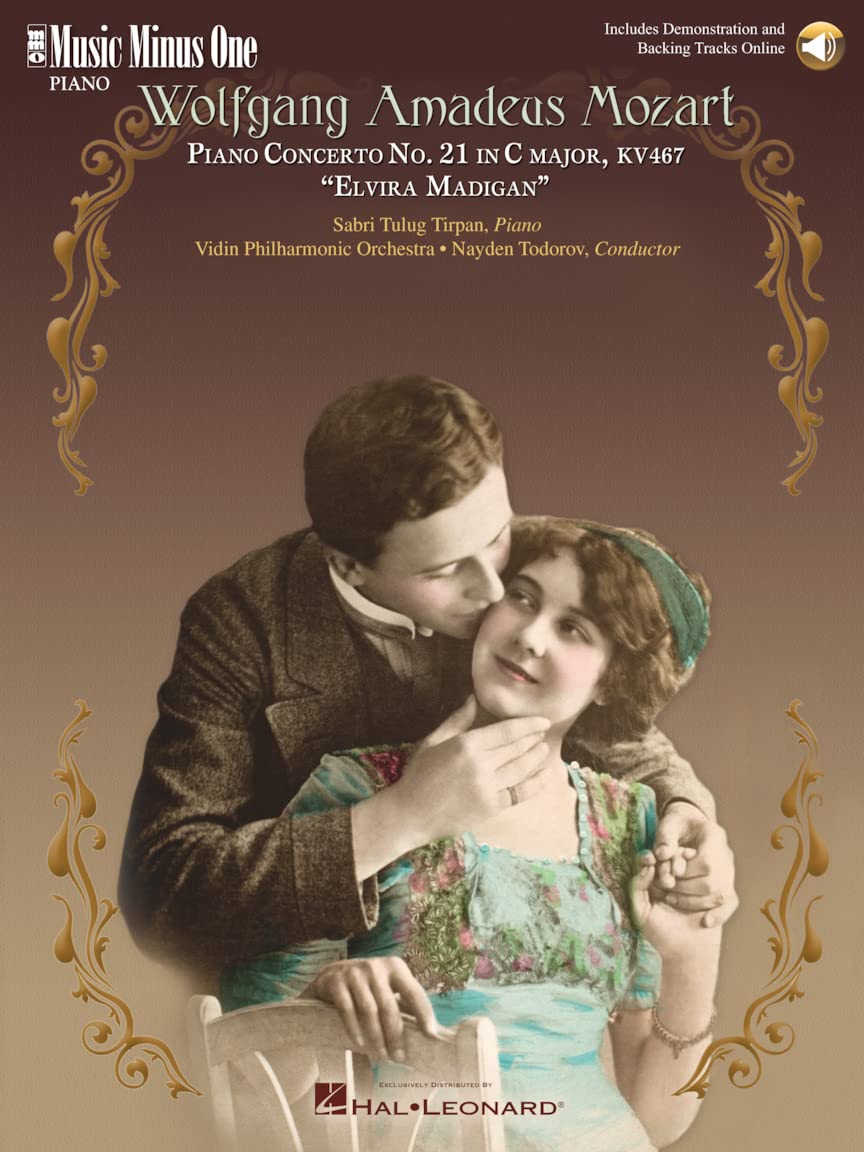 Mozart  Concerto No. 21 in C Major, KV467 'Elvira Madigan' Music Minus One Book/Online Audio,Used