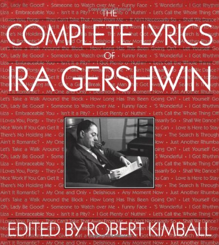 The Complete Lyrics Of Ira Gershwin,Used