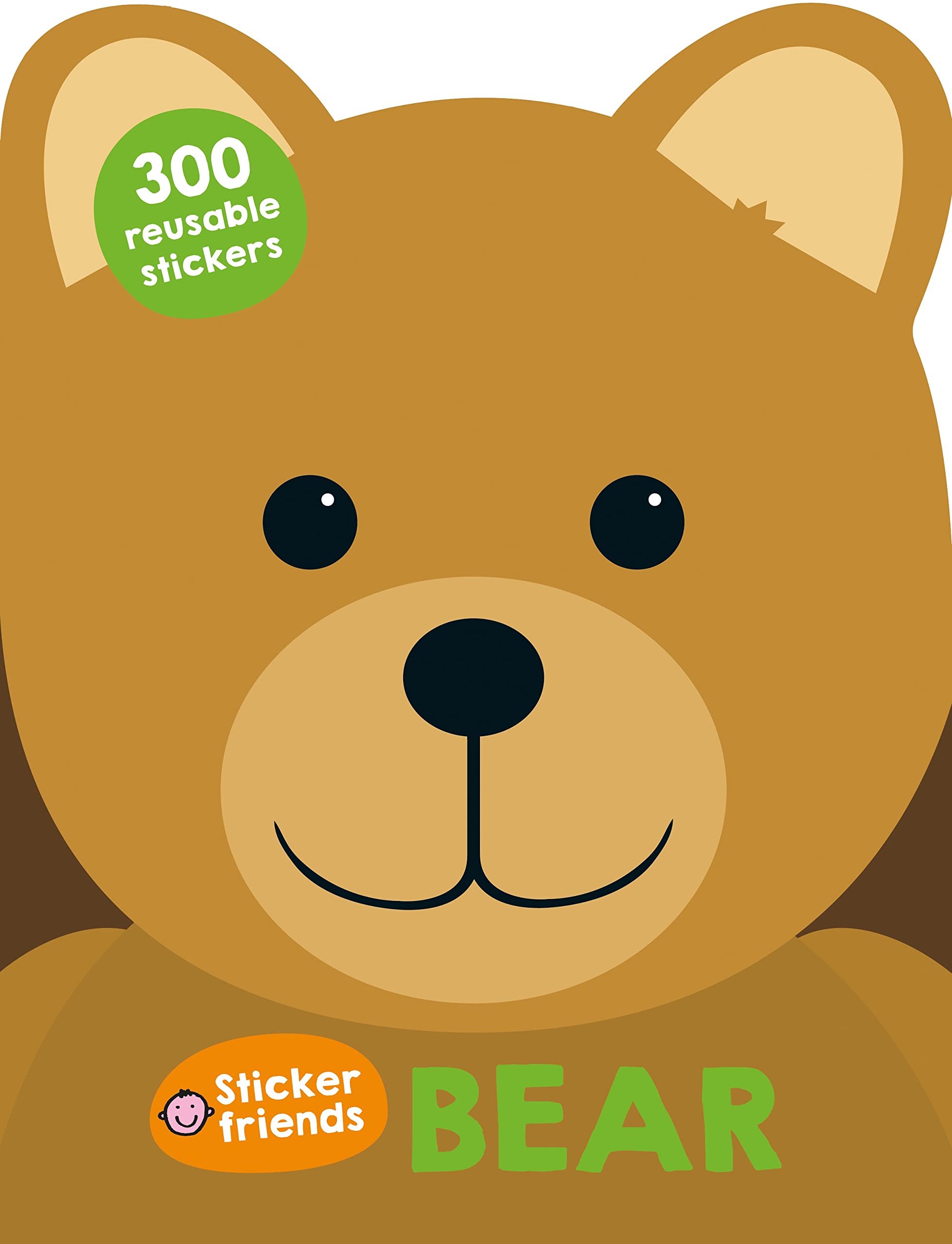 Sticker Friends: Bear: 300 Reusable Stickers,Used
