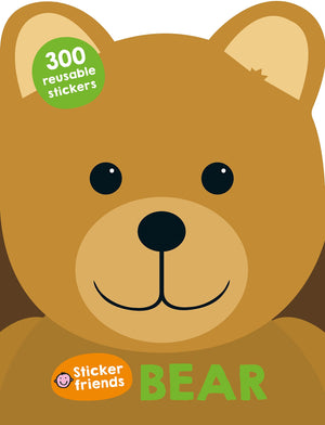 Sticker Friends: Bear: 300 Reusable Stickers,Used