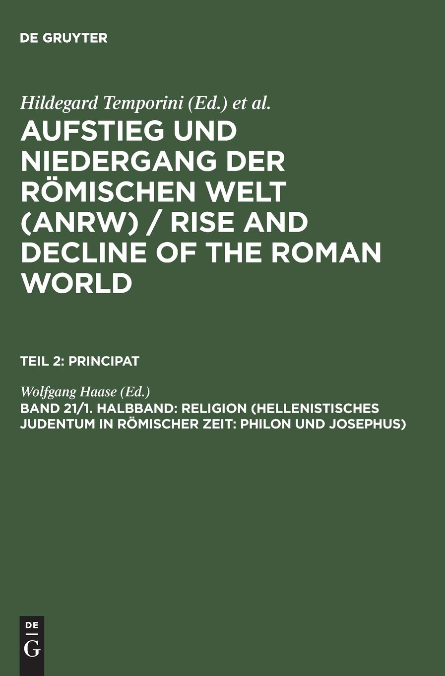 Religion (Hellenistisches Judentum in rmischer Zeit: Philon und Josephus) (German Edition),Used