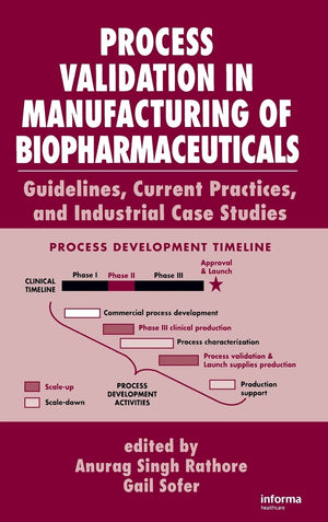 Process Validation in Manufacturing of Biopharmaceuticals: Guidelines, Current Practices, and Industrial Case Studies (Biotechno,Used