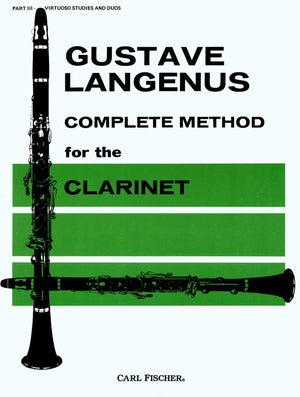 O1404  Complete Method for the Clarinet  Part 3,New