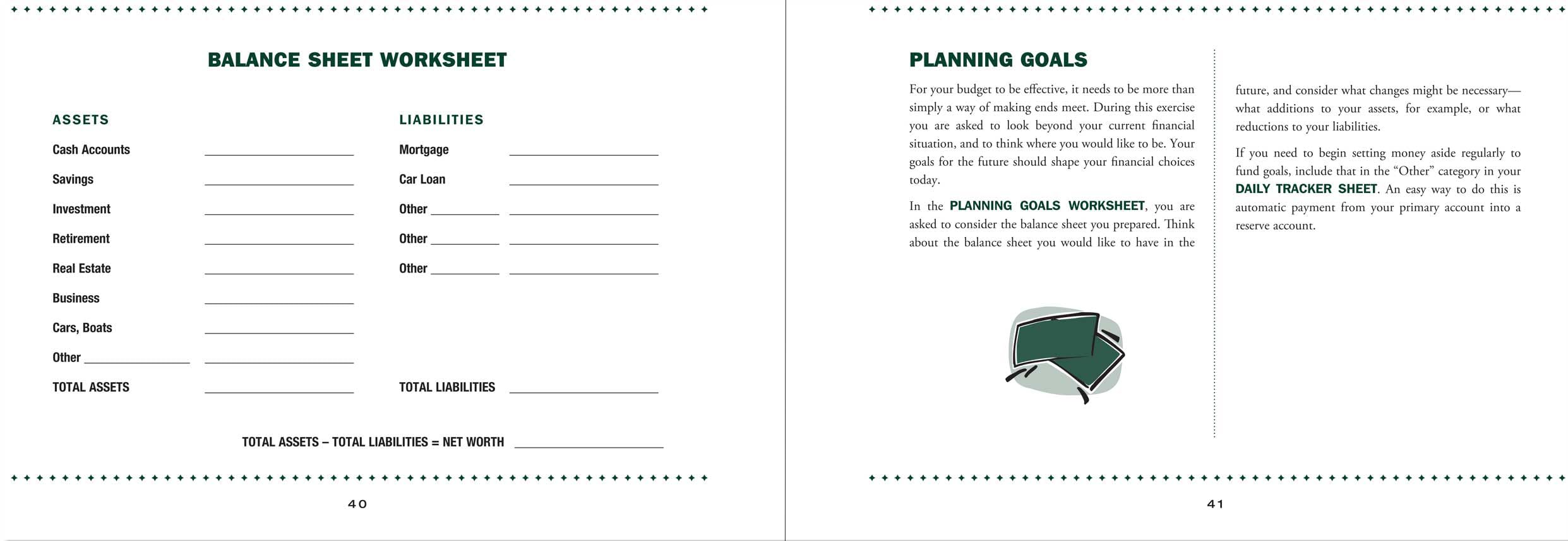 Home Budget Workbook (with removable cover band),Used