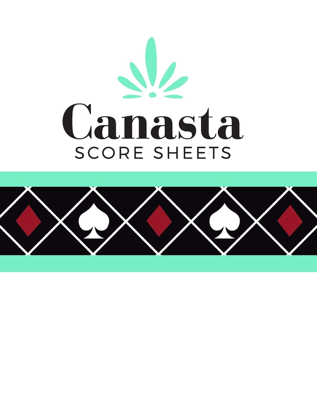 Canasta Score Sheets: Playing Card Game Scoring Card Notebook (Family Game Night Tournament Series),Used