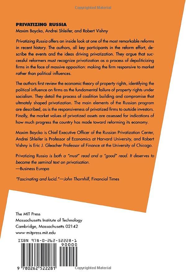 Privatizing Russia,Used