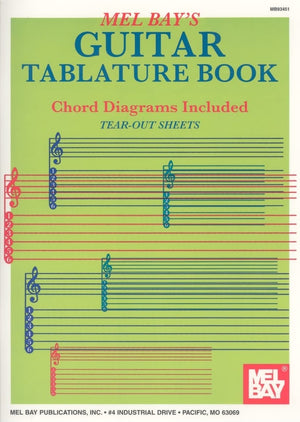 Mel Bay Guitar Tablature,Used